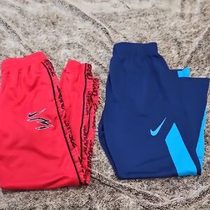 Nike Kids Red and Navy Jogger Set